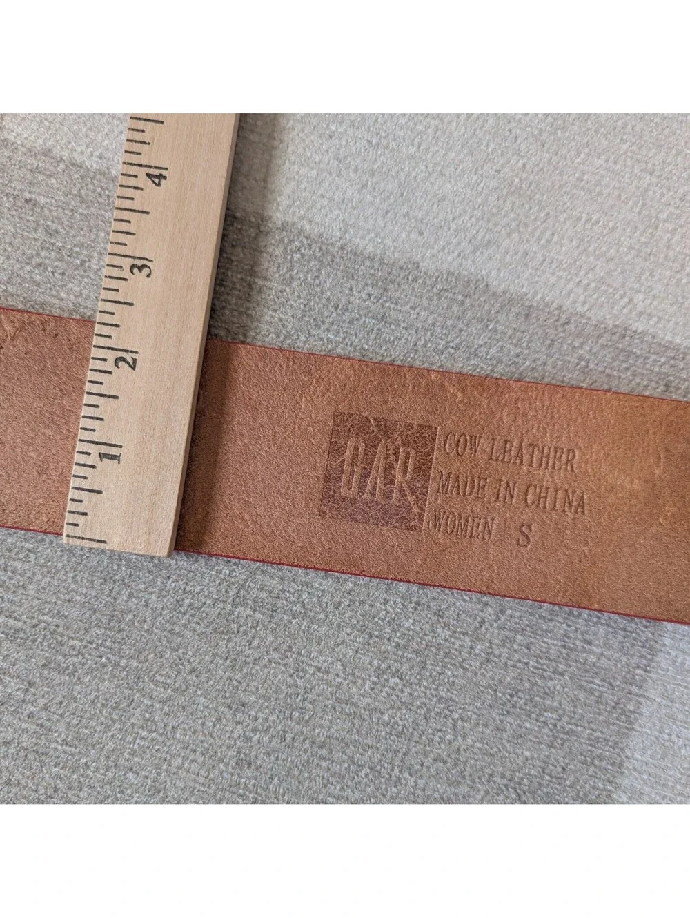 Vintage 00s Gap wide red leather statement belt